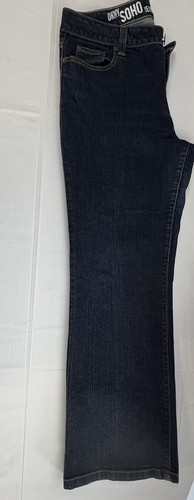 DKNY Damen Soho dunkle Waschung blau Denim Jeans Größe 16 S/C - Bild 2 von 9