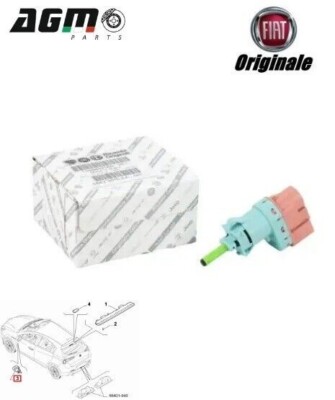 Light Switch Third Brake Original Fiat 500 Type Egea Doblo Ducato