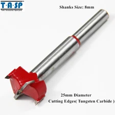 TAATS Wood Forstner Drill Bit Hole Saws Cutting Edges Hinge Tungsten Carbide,