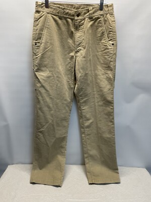Men's EXOFFICIO Light Tan  Utilty Corduroy Pants Size 32 EUC