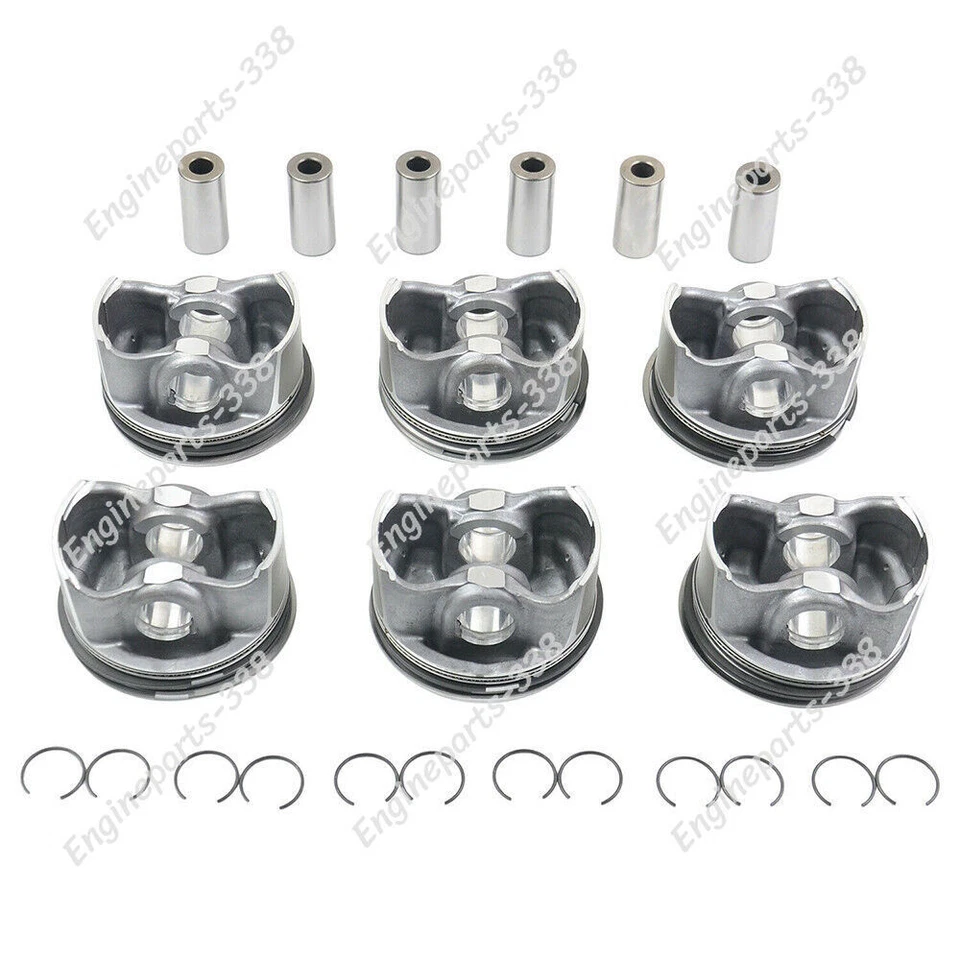 Juego de pistones y anillos Φ88 mm para Mercedes-Benz C300 E280 E300 S300 2,5 L 3,0 L M272 Foto 2 de 4