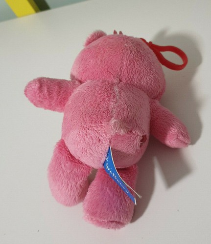CARE BEARS LOVE A LOT KEYCHAIN 15CM 2013 WHITEHOUSE LEISURE CARE BEAR PINK HEART - Picture 2 of 4