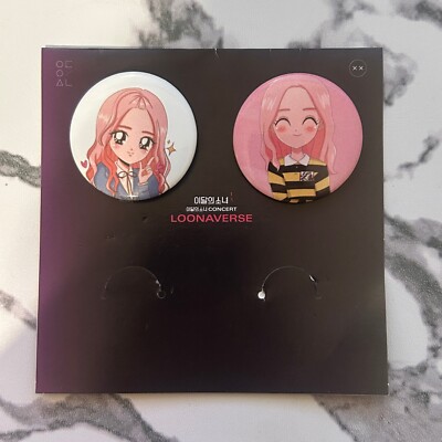LOONA LOOΠΔVERSE FROM MD グッズ LOONA LOOΠΔVERSE FROM MD グッズ LOONA Official Pin Button