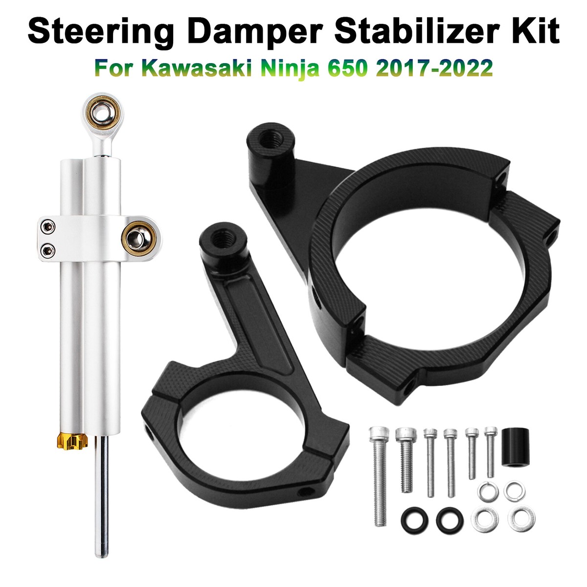 生分解性素材】 Steering Damper Mounting Bracket For Kawasaki