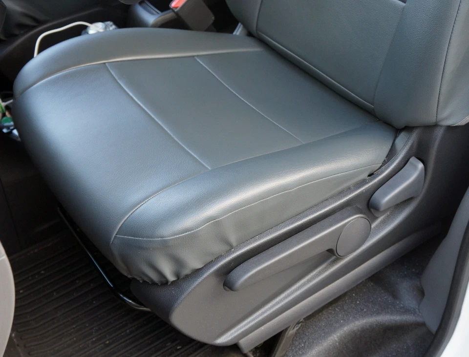 IGGEE S.LEATHER 定制座椅套适用于 2012 - 2021 尼桑 NV VAN 1500 2500 3500 — 第 4/4 张图片