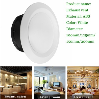 Air Vent Plastic Ceiling Grille Outlet Inlet Ventilation Fan Duct