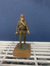 WORLD WAR II WW2 JAPANESE SOLDIER MILITARY TOY FIGURE METAL VINTAGE PAINTED