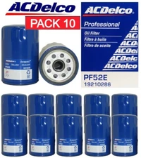 10 Pack ACDelco Professional Engine Oil Filter PF52E PF52 GM Original Equipment