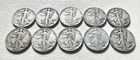 $5.00 Face Value Walking Liberty Half Dollar Lot; 90% Silver; Circulated