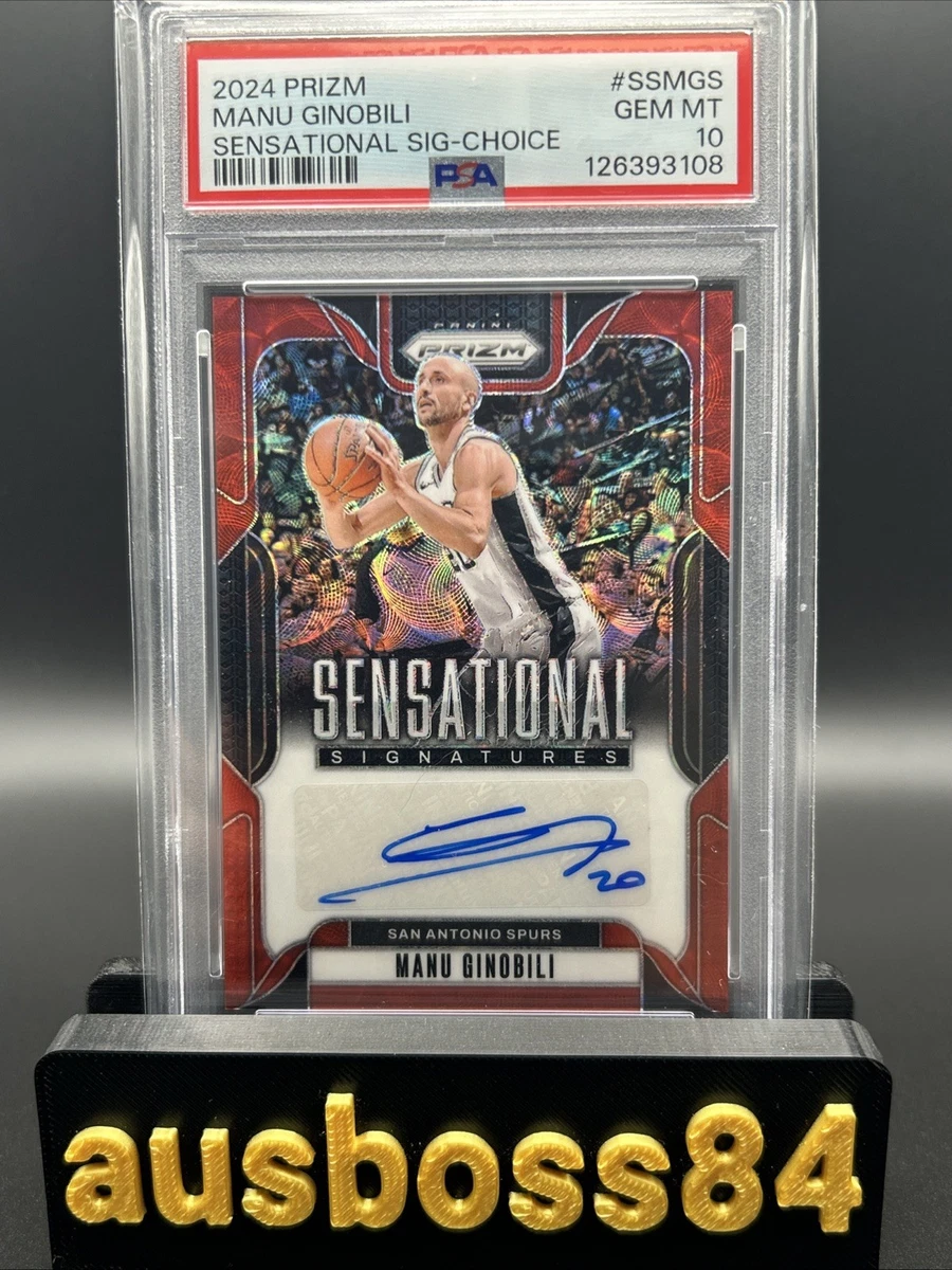 Manu Ginobili Basketball Autographed Sports Trading Cards