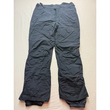 Womens Columbia Insulated Snow Pants Black Ski Snowboard Size L Nylon