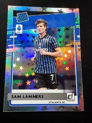 2020-21 Chronicles Donruss Rated Rookies Serie A Purple Astro Sam Lammers #2 