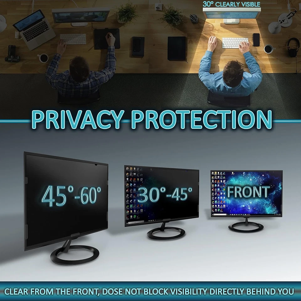 Privacy Screen Filter for 32 Inches (Monitor Measured Diagonally)...  - Image 2 of 4