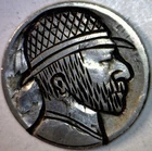 1930 's Era HOBO Buffalo Nickel Coin ~ NICE Hand Carved NR  FREE SHIP