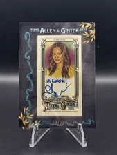 2025 Topps Allen & Ginter MA-CH Jamie Chung Framed Mini Auto /25 Black “Hi Ewok”