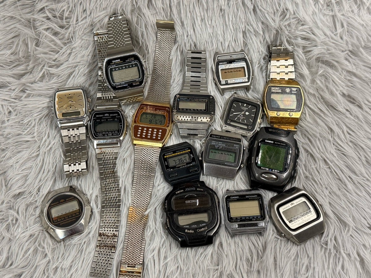 CASIO、CITIZEN　ジャンク5点まとめ CASIO、CITIZEN ジャンク5点まとめ