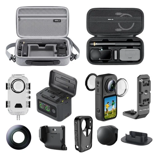 Accessories For Insta360 X6 Camera Mount Storage Bag Protective Case Lens Cover