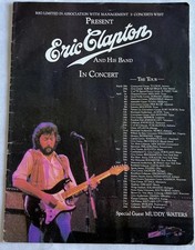 Eric Clapton Backless American Tour Program Muddy Waters Historic Rock Shows