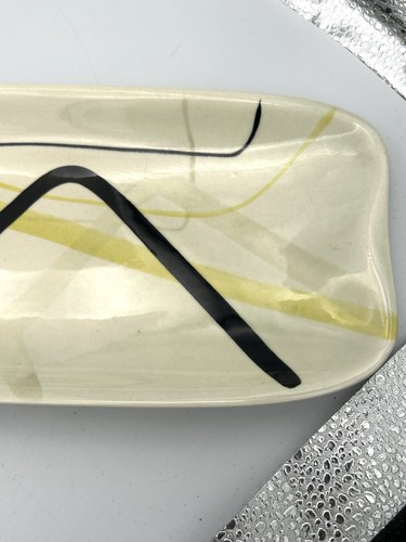 Red Wing Ceramic MCM Smart Set French Bread Serving Tray Atomic Geometric - Bild 2 von 13