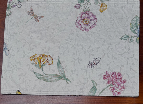 4 sehr schöne Lenox by Design Schmetterlingswiese doppelseitige Tischsets 13x17,5" - Bild 8 von 8
