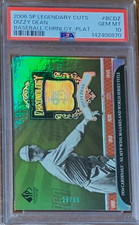2006 SP Legendary Cuts Baseball Chronlgy Plat #BCDZ Dizzy Dean /99 PSA 10 Pop 1