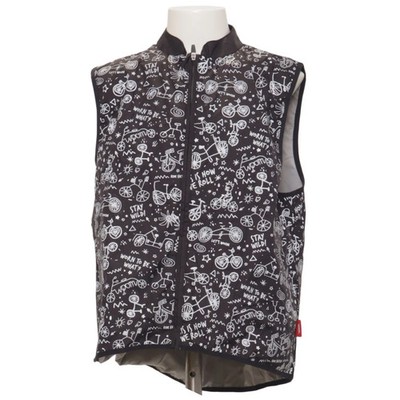 Woom, Outdoor Weste, Unisex (Kinder), Größe: 140, Schwarz/Weiß #wJ4