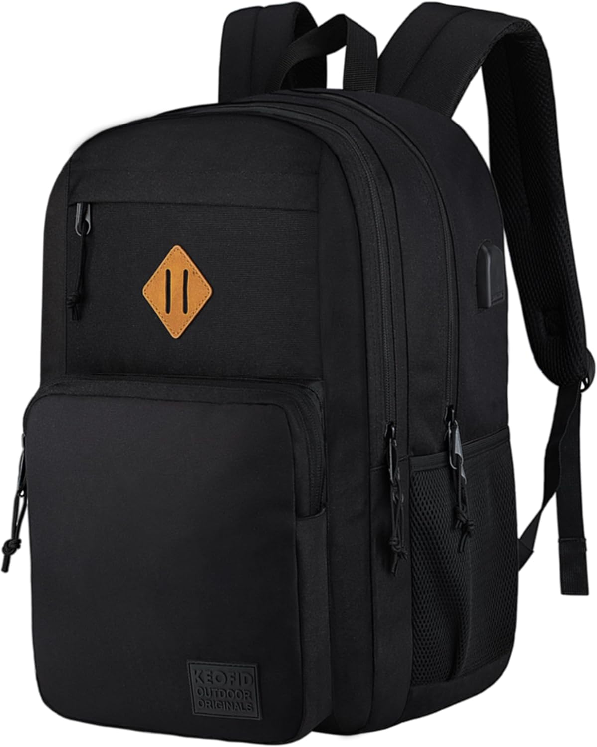 Anti-Theft Travel Backpack with USB Charging for Men & Women - Laptop Friendly-image