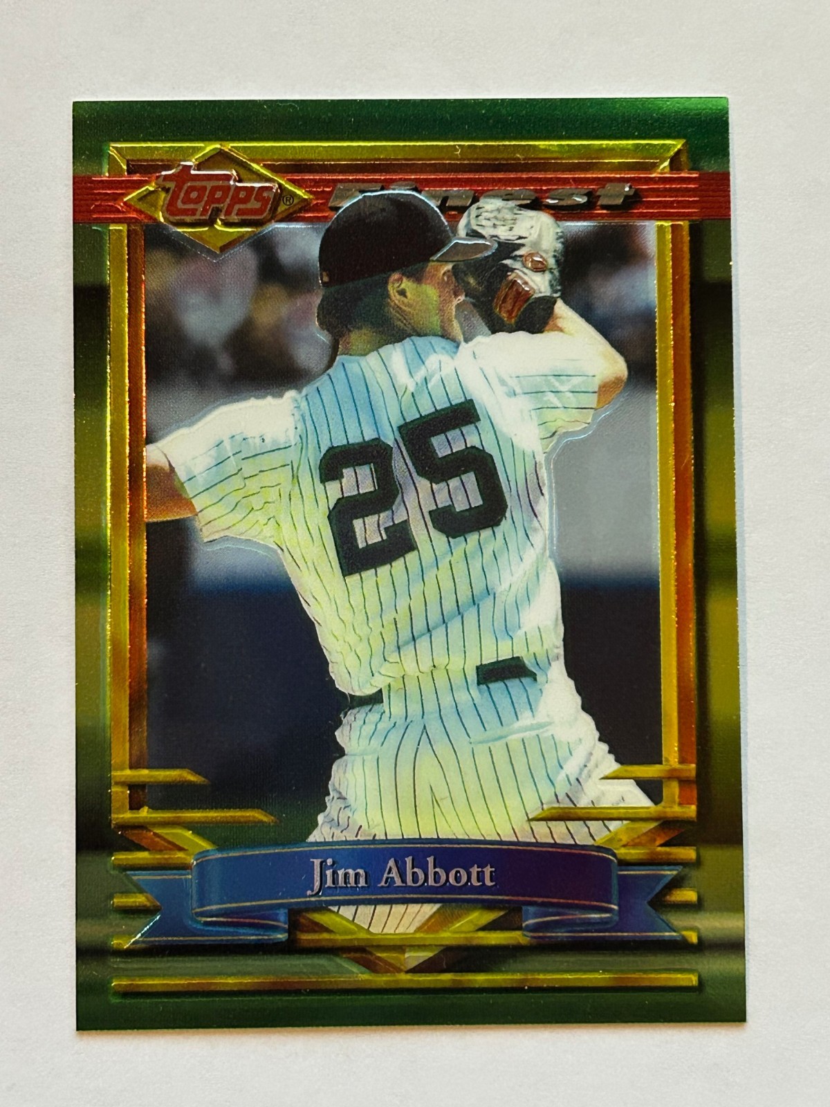 1994 Topps Finest - Pre-Production #149 Jim Abbott
