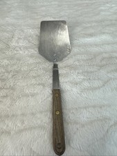 VTG 7.5 “Stainless Steel Spatula Turner Wood Handle Made in USA Kitchen Tool