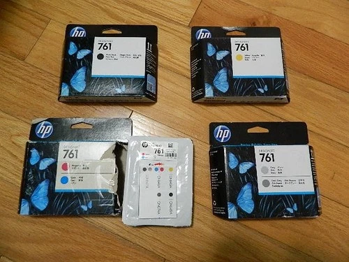 2024 Set 4 Genuine HP 761 Printheads CH645A CH646A CH647A CH648A DesignJet T7100