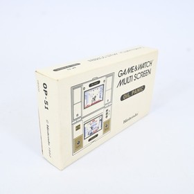 Nintendo Game & Watch Oil Panic OP-51 Multi Screen CIB Vintage Handheld Tested