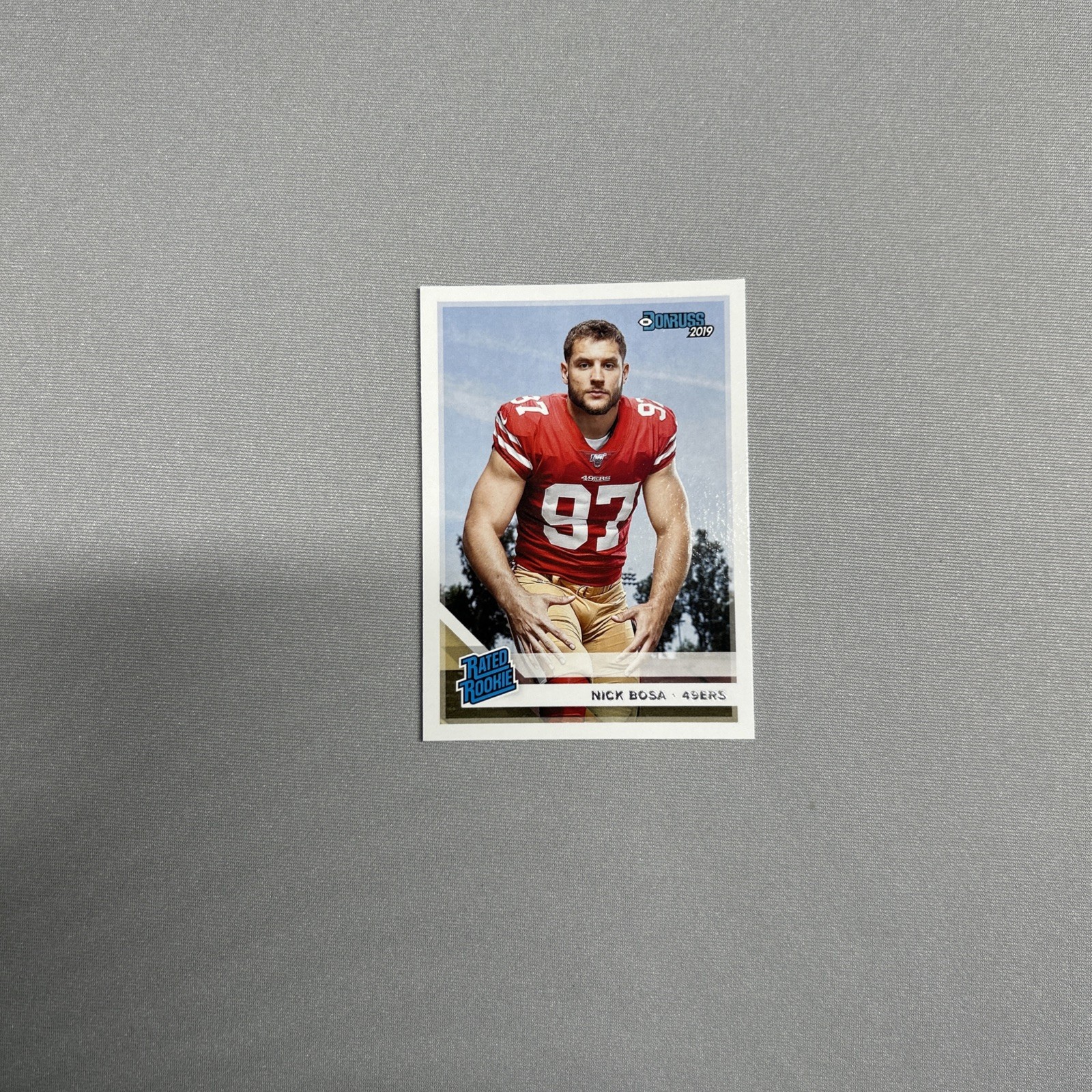 2019 Panini Donruss - Rated Rookie #318 Nick Bosa (RC) 49ers