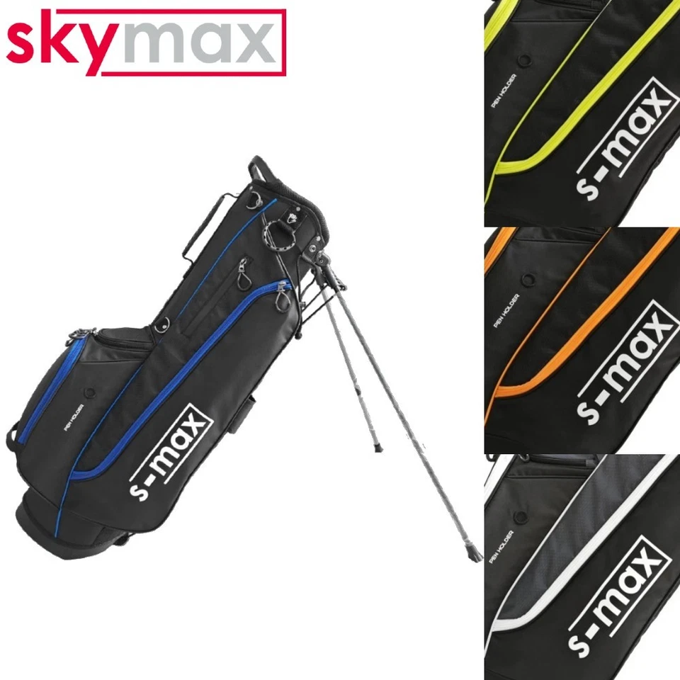 SKYMAX S MAX LITE GOLF STANDBAG / 4 WEGE TOP / ALLE FARBEN / NEUES MODELL 2025