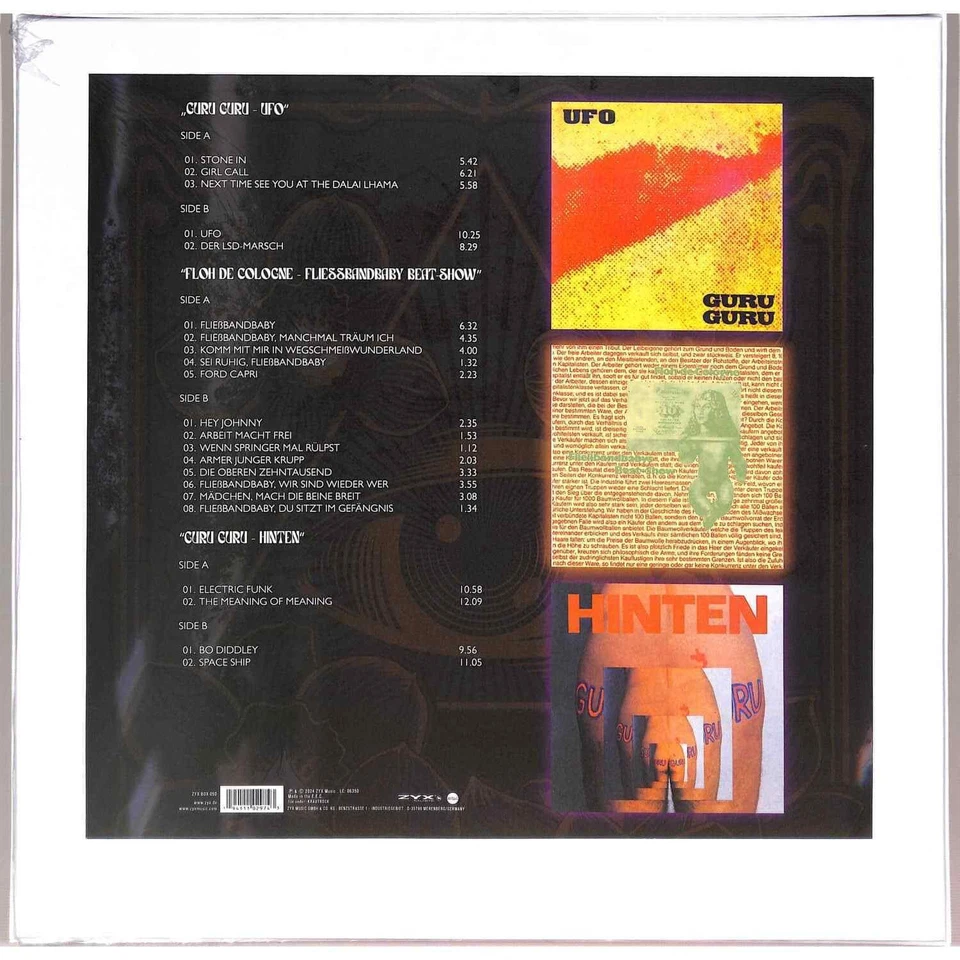 Guru Guru - Floh de Cologne / KRAUTROCK BOX - VINYL EDITION (3LP) ZYX Music OvP - Bild 2 von 2