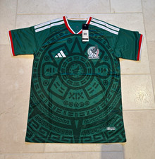 adidas Mexico National Team Soccer Jersey Green Red White Size L