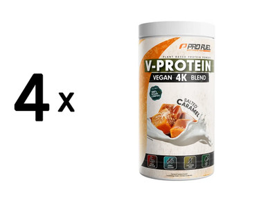 4 x ProFuel V-Protein 4K Blend (750g) Salted Caramel (26,65 EUR/kg)