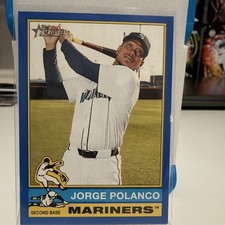 2025 Topps Heritage - Jorge Polanco #97 Dark Blue Border