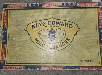 king edward the seventh mild tobaccos Vintage Imperial Empty Cigar Box King Edward Cigars - Etsy