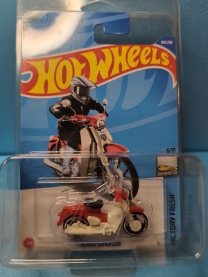 Hot Wheels Honda Super Cub 2021. Lange Karte.
