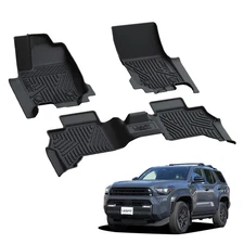 Floor Mats for Toyota 4Runner 2025 2026 Hybrid All Weather 1st & 2nd Row Liners