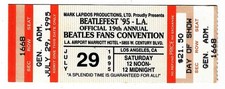 Beatlefest 7/29/95 Los Angeles CA Airport Marriott Hotel Ticket! The Beatles Beatlefest 7/29/95 Los Angeles CA Airport Marriott Hotel Ticket! The Beatles
