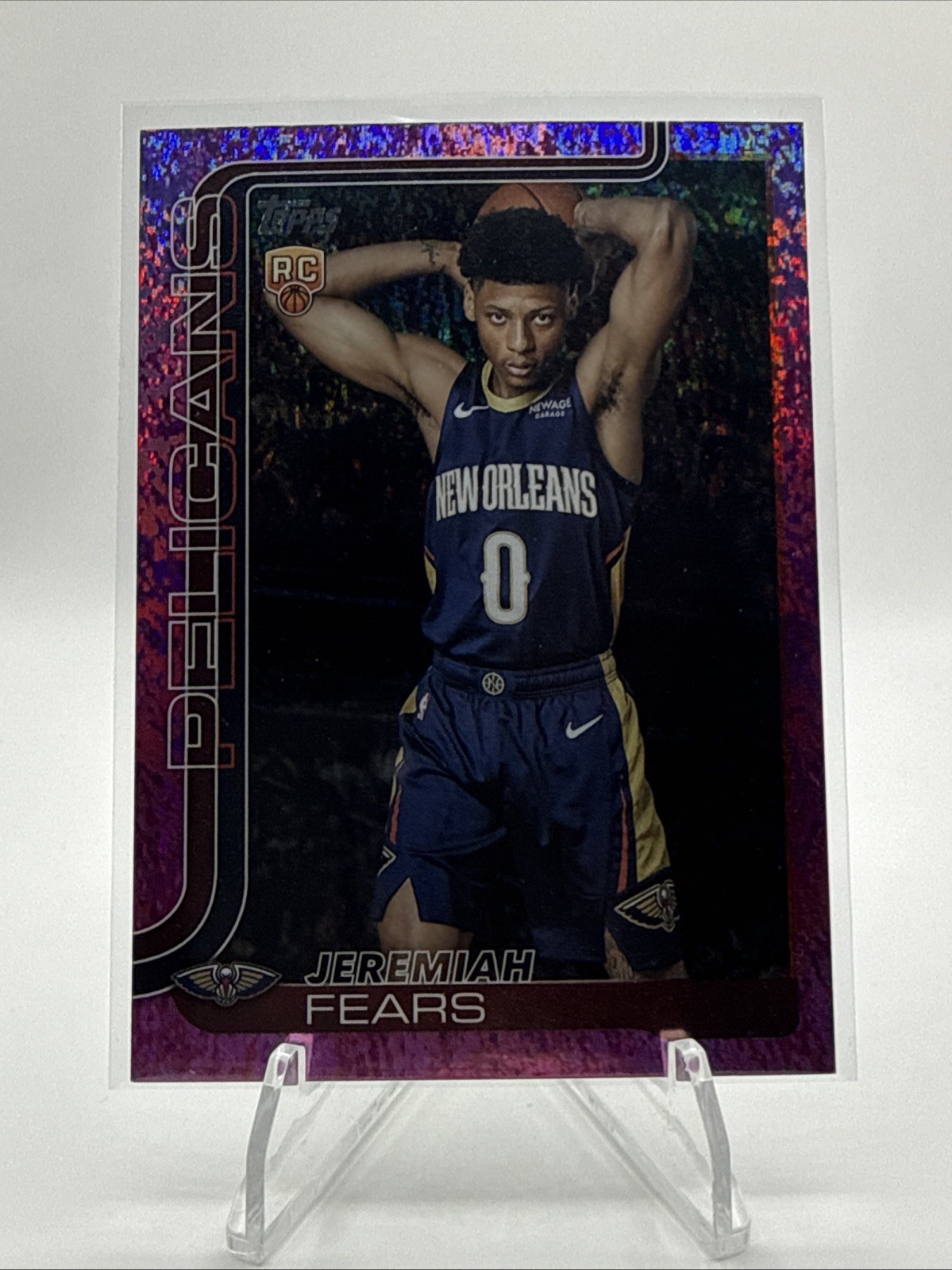 2025-26 Topps - Jeremiah Fears #207 Pink Holo Foil (RC)