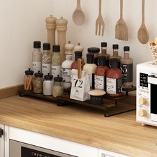 Furinno Ravel 3-Tier Nestable Spice Rack Orga...