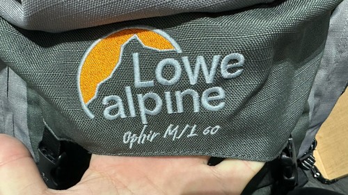 Lowe Alpine Ophir M 60 Liter Hiking Backpack, Air Cooled, Green/Black - Picture 6 of 9