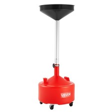 8 Gallon Waste Oil Drain Tank,Industrial Fluid Drain Tank with Adjustable Funn