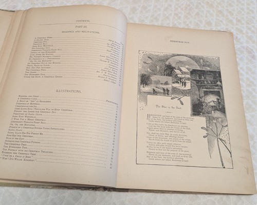 CHRISTMAS DAY by Belford Clarke & Co. 1889 Stories Legends Poems Games HARDCOVER - Picture 5 of 11
