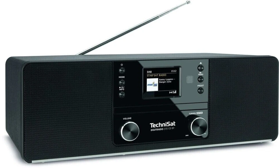 TechniSat DigitRadio 370 CD BT - DAB + Radio mit CD, Bluetooth & USB, schwarz - Bild 3 von 4
