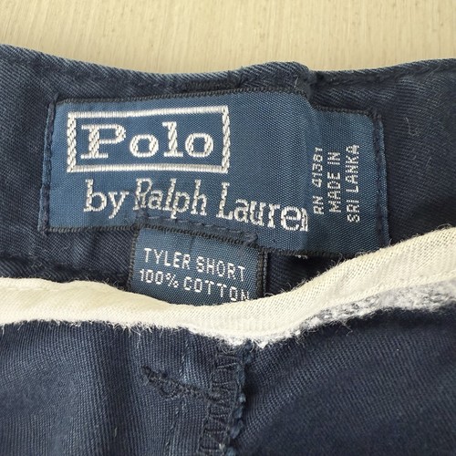 Polo Ralph Lauren Tyler Shorts Mens Sz 34 Blue Golf Classic Pleated 100% Cotton - Picture 7 of 9