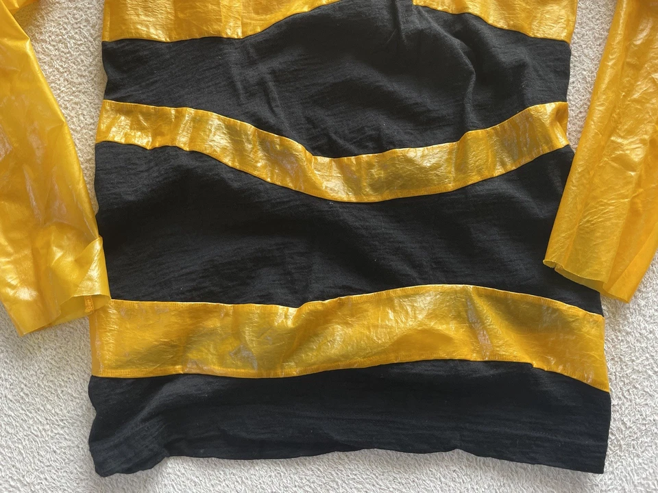 De colección Años 90 1995 JUNYA WATANABE Comme Des Garcons Prendas para el torso Tejido a Rayas Archivo Foto 4 de 4