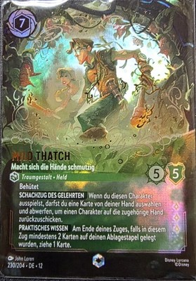 Milo Thatch - Macht sich Die Hände Schmutzig Set 12 Disney Lorcana Enchanted DE
